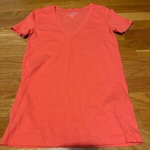 J. Crew featherweight tee coral size XXS